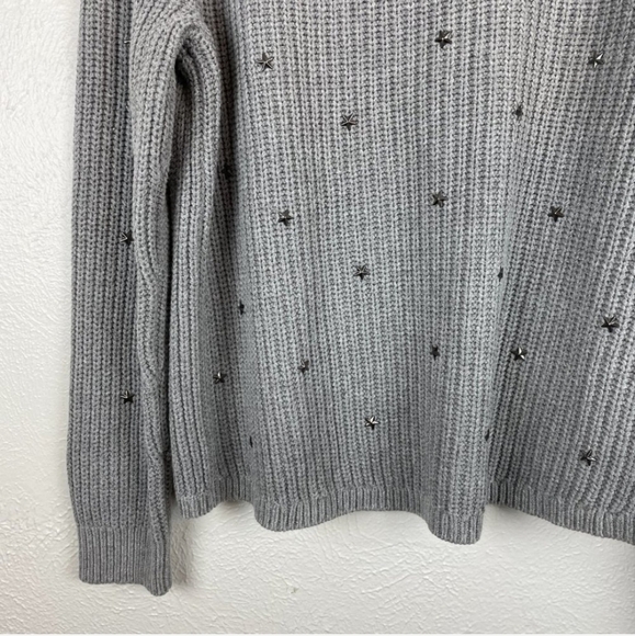 Wildfox Erica Star Studded Split Back Sweater Size S - Picture 5 of 11